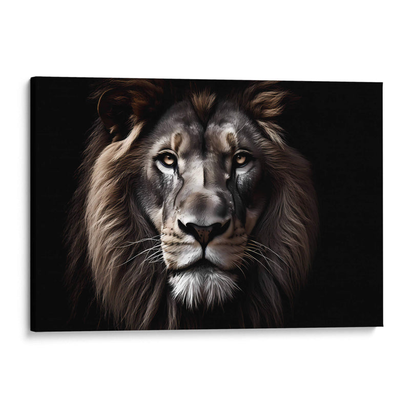 La Cara Del Leon - Pat G | Cuadro decorativo de Canvas Lab