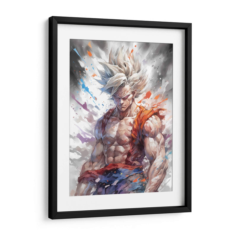 Poder De Goku - Impressionist Hero | Cuadro decorativo de Canvas Lab