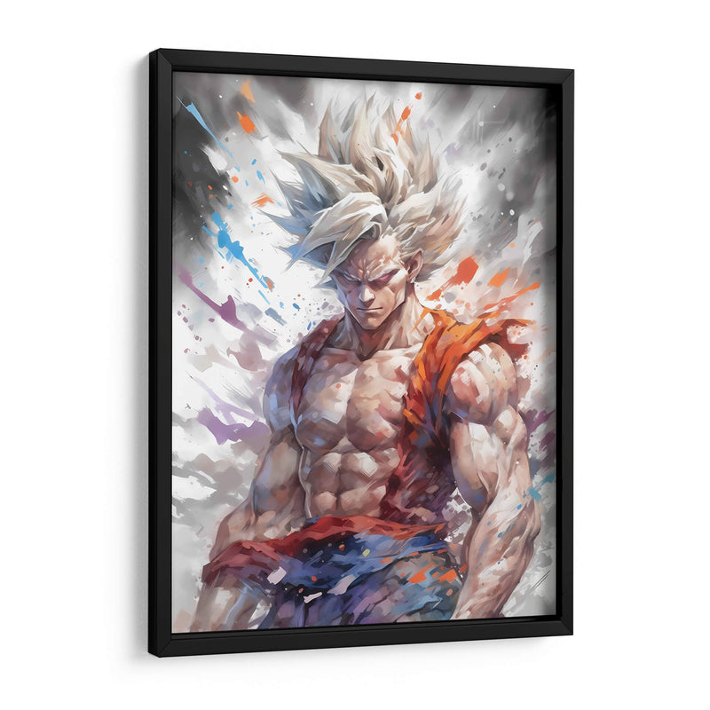 Poder De Goku - Impressionist Hero | Cuadro decorativo de Canvas Lab