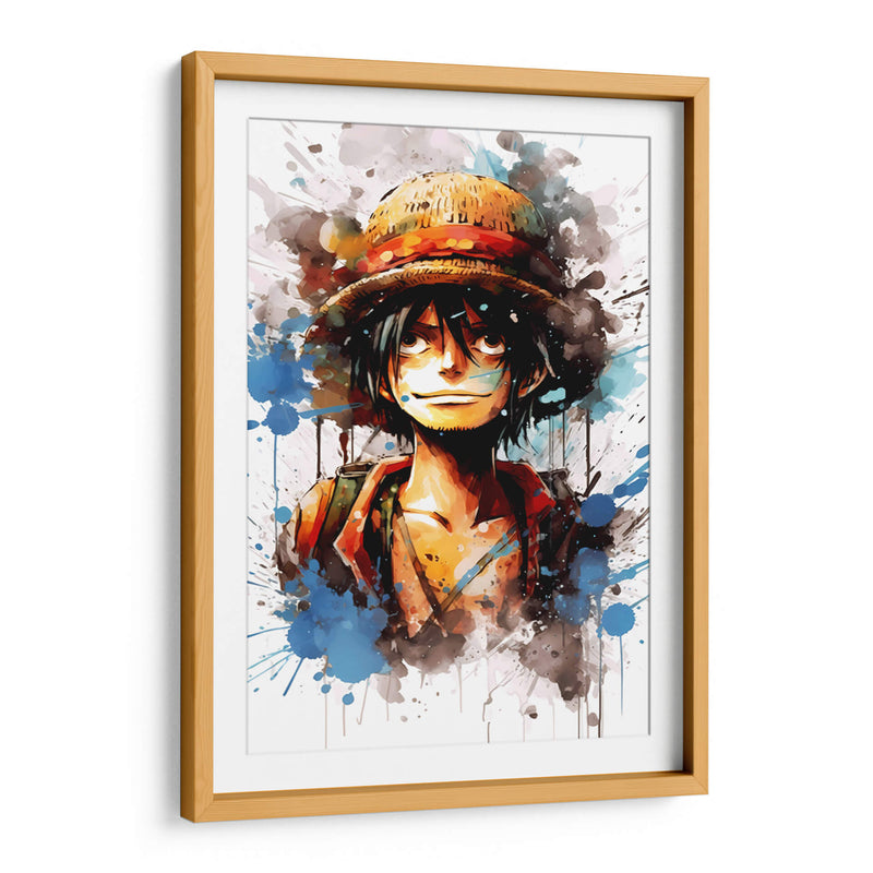 El Retrato De D Luffy - Impressionist Hero | Cuadro decorativo de Canvas Lab