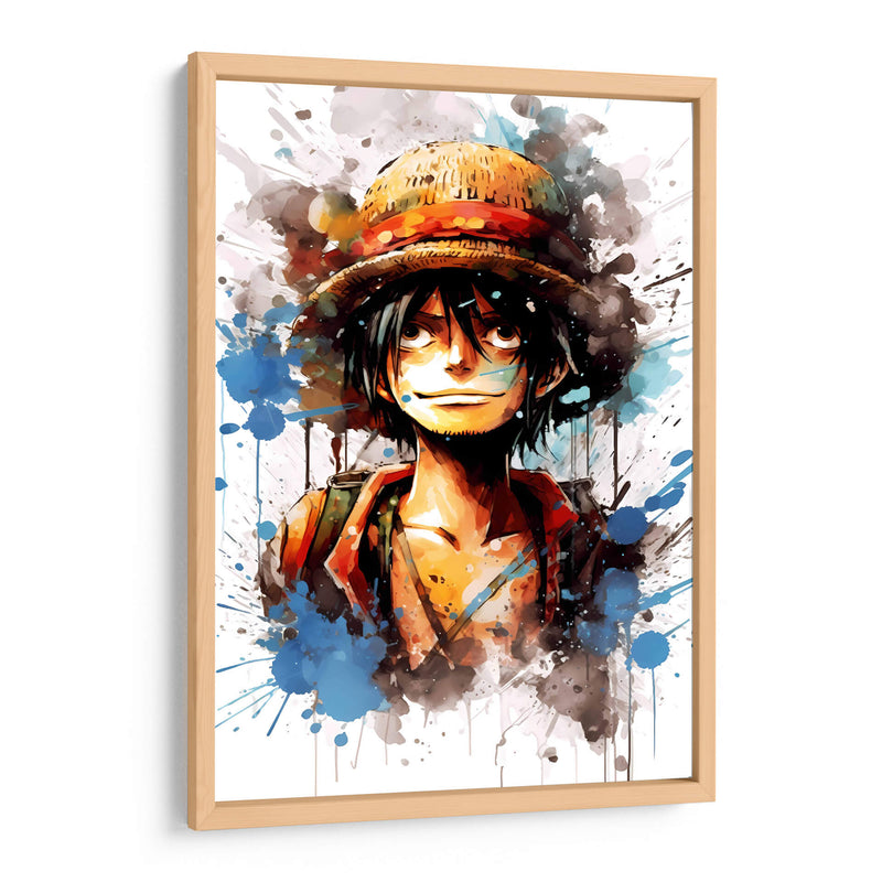 El Retrato De D Luffy - Impressionist Hero | Cuadro decorativo de Canvas Lab