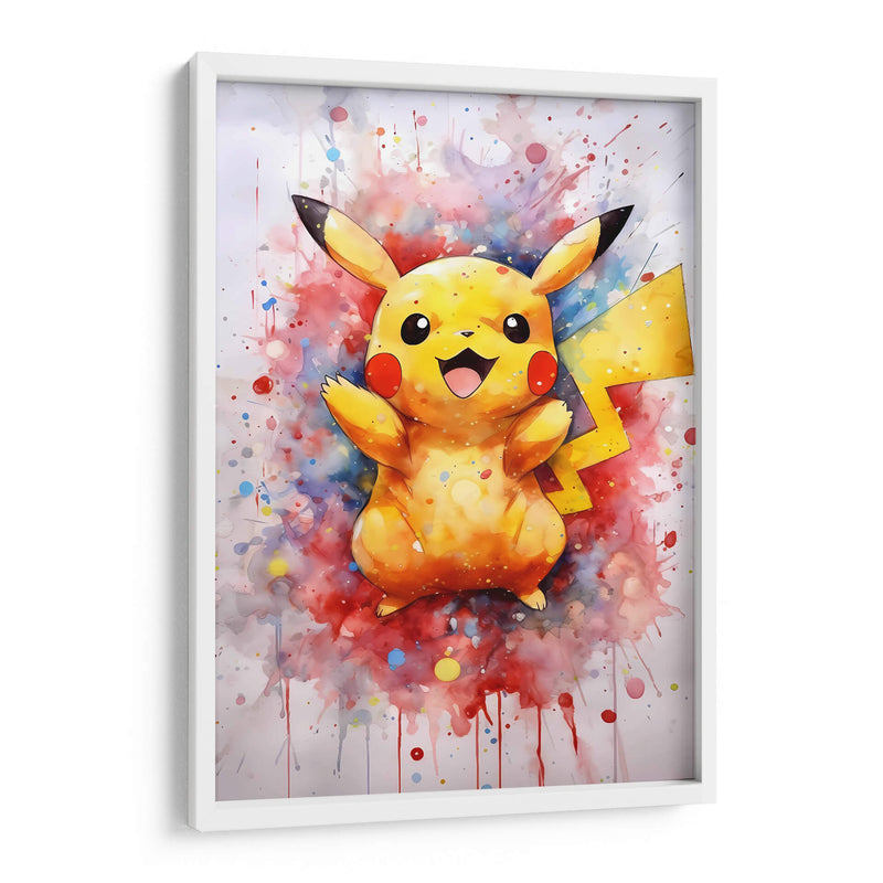 Pikachu - Impressionist Hero | Cuadro decorativo de Canvas Lab