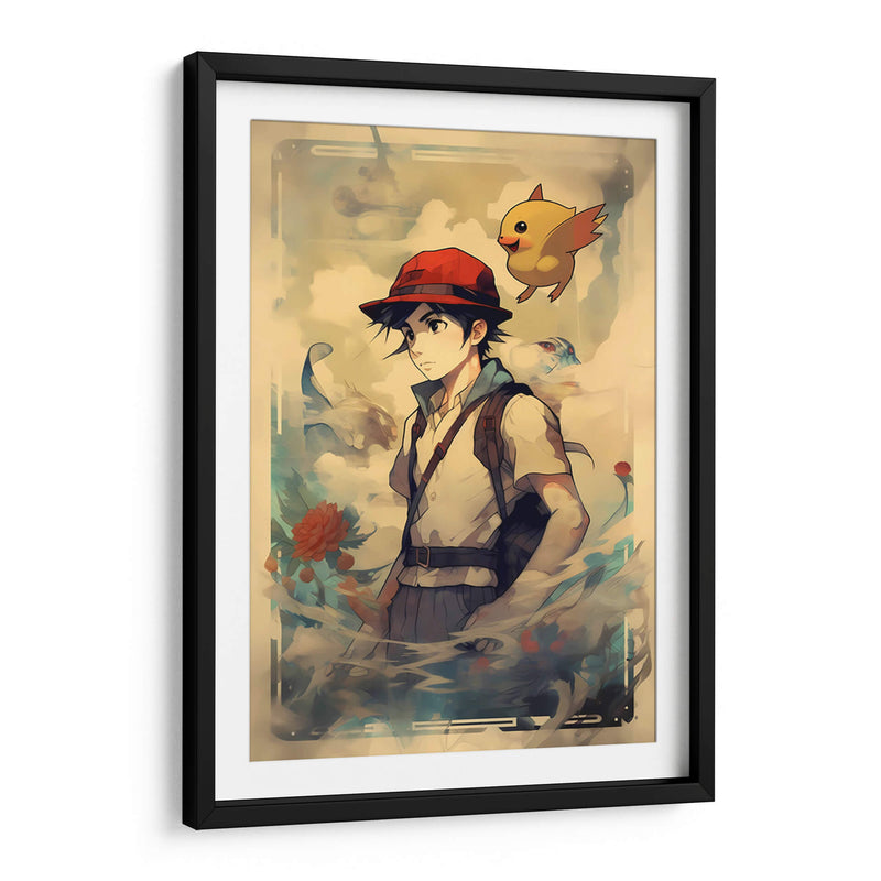 Ash Ketchum - Impressionist Hero | Cuadro decorativo de Canvas Lab