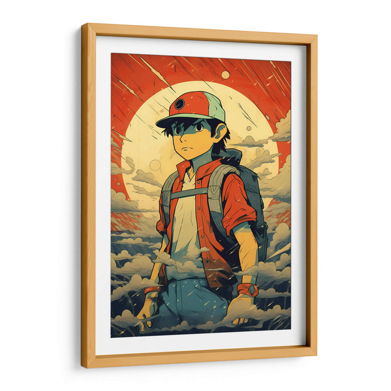 Ash Ketchum 2 - Impressionist Hero | Cuadro decorativo de Canvas Lab