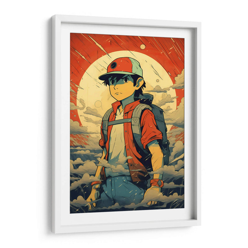 Ash Ketchum 2 - Impressionist Hero | Cuadro decorativo de Canvas Lab