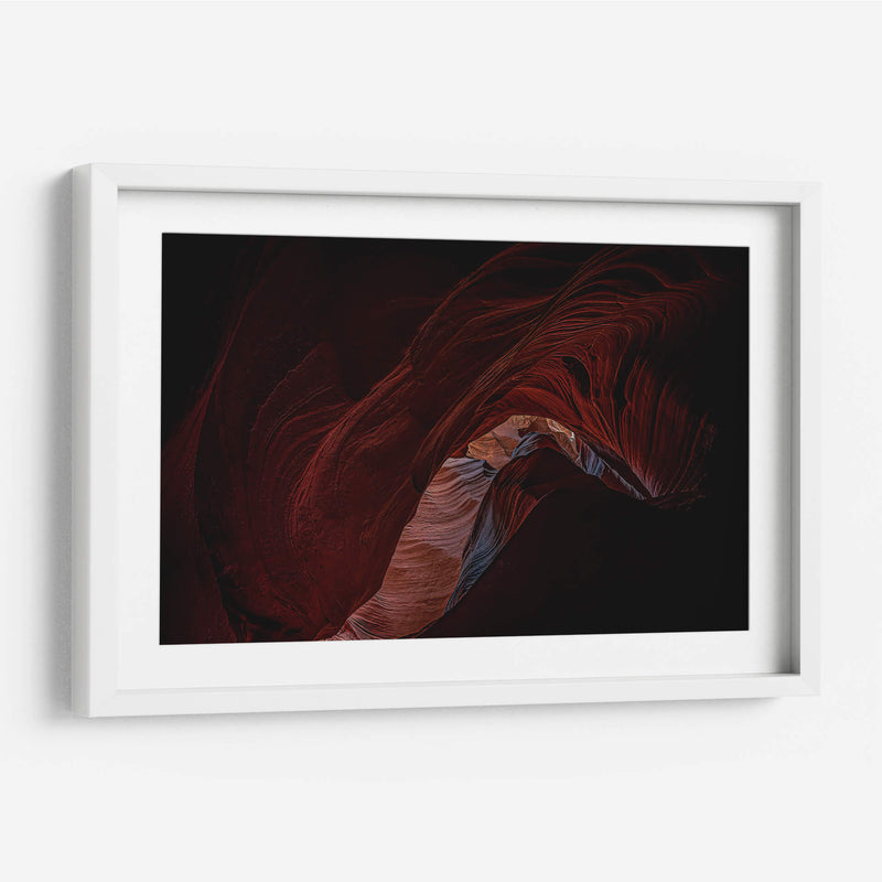 Curva Roja del Cañón del Antílope - Carla Fernández | Cuadro decorativo de Canvas Lab