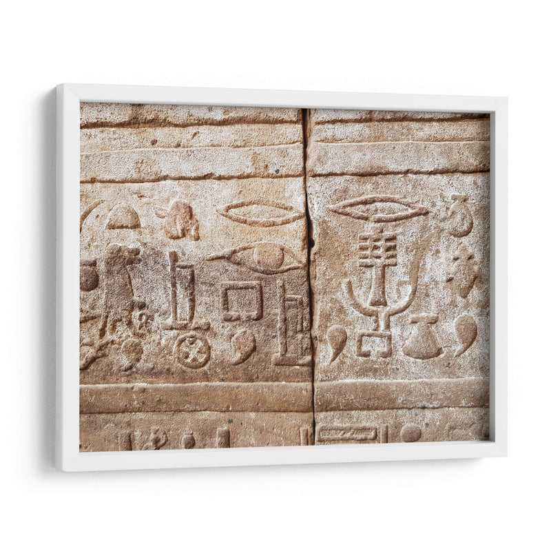 Jeroglíficos egipcios - Anivpaz | Cuadro decorativo de Canvas Lab