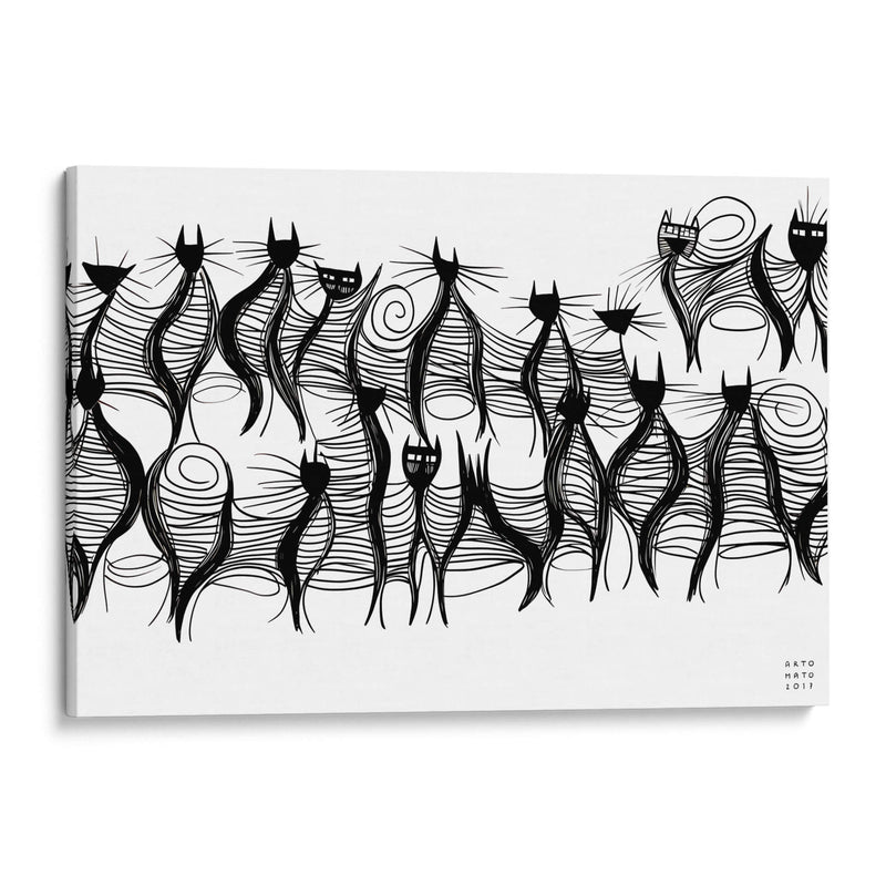 Red de gatos - Artomato | Cuadro decorativo de Canvas Lab