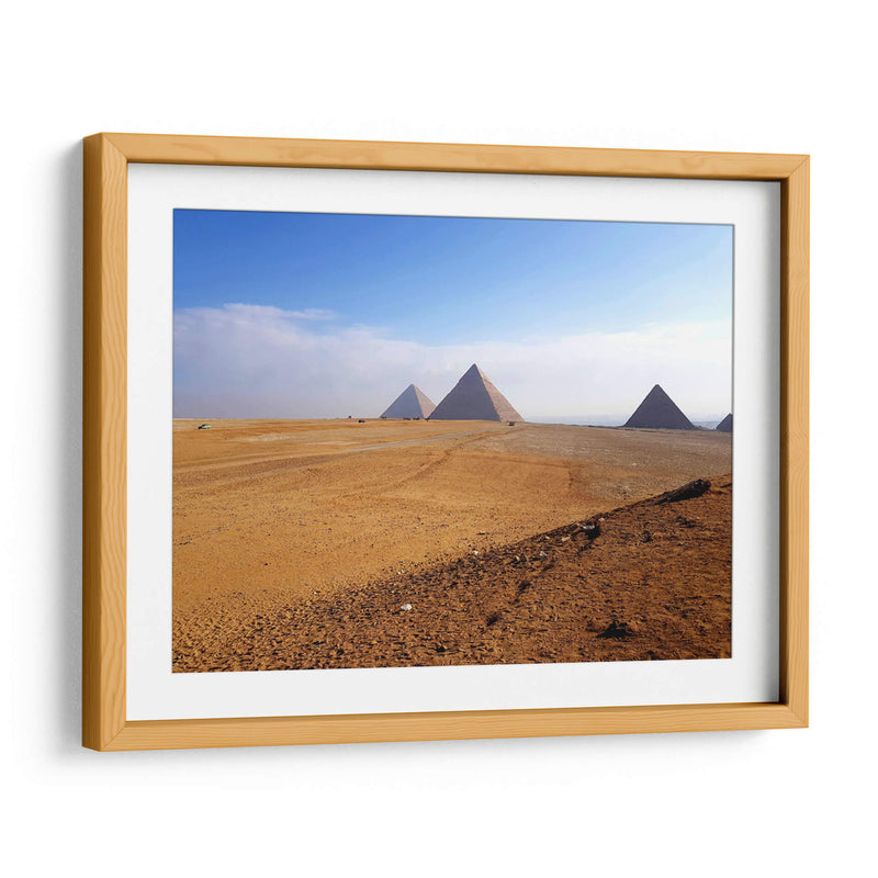 Maravillas del mundo, pirámides de Egipto Giza - Anivpaz | Cuadro decorativo de Canvas Lab