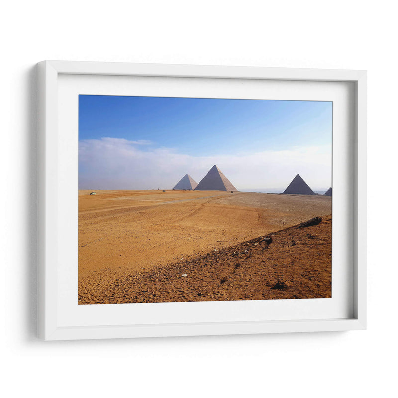 Maravillas del mundo, pirámides de Egipto Giza - Anivpaz | Cuadro decorativo de Canvas Lab