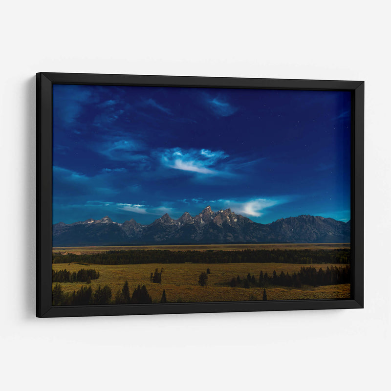 Noche estrellada en el Parque Nacional Grand Teton - Guillermo Aparicio | Cuadro decorativo de Canvas Lab