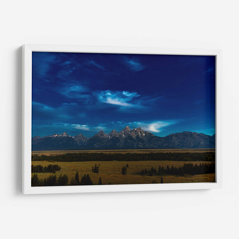 Noche estrellada en el Parque Nacional Grand Teton - Guillermo Aparicio | Cuadro decorativo de Canvas Lab