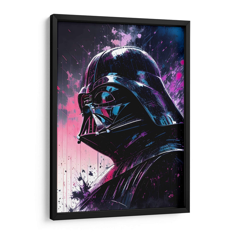 Darth Vader explosión de pinceladas  - Paltik Arte Digital | Cuadro decorativo de Canvas Lab