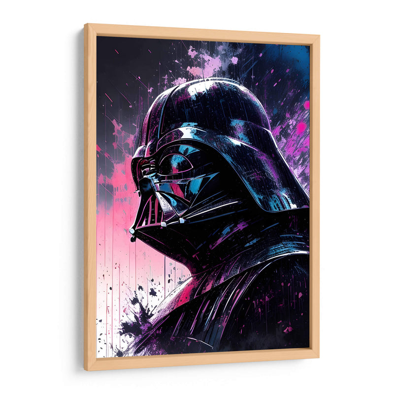 Darth Vader explosión de pinceladas  - Paltik Arte Digital | Cuadro decorativo de Canvas Lab