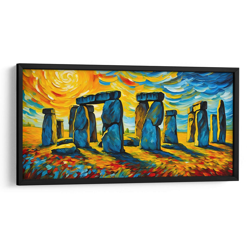 El Stonehenge al estilo Vicent Van Gogh - Mavel Per | Cuadro decorativo de Canvas Lab