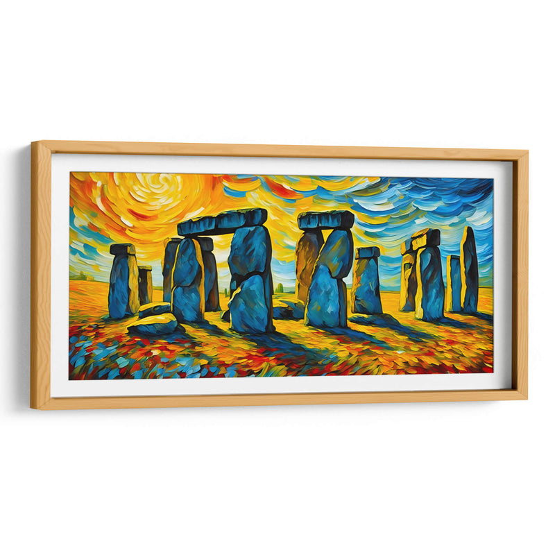 El Stonehenge al estilo Vicent Van Gogh - Mavel Per | Cuadro decorativo de Canvas Lab