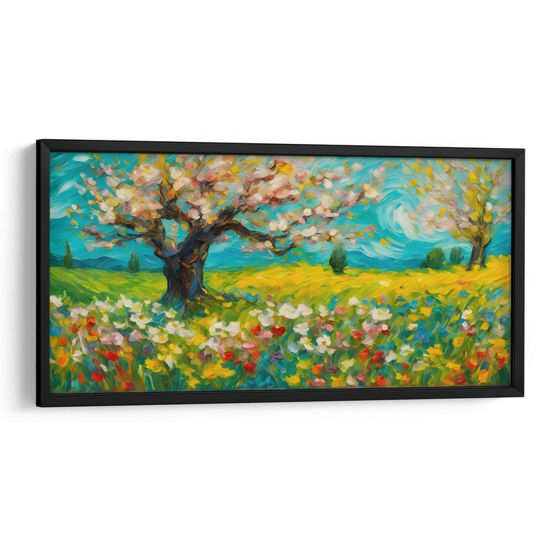 Primavera al estilo Vicent Van Gogh - Mavel Per | Cuadro decorativo de Canvas Lab