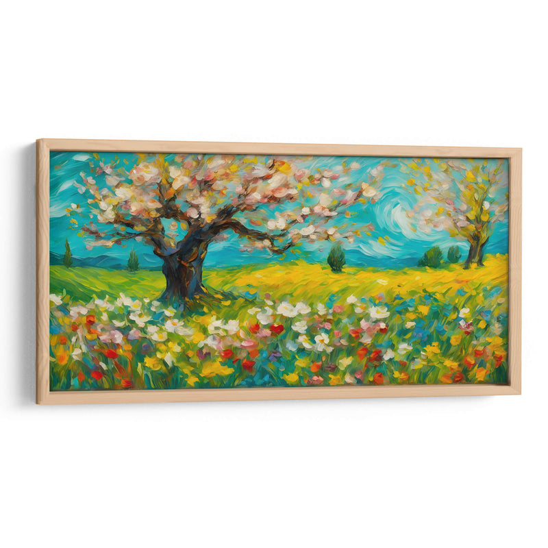 Primavera al estilo Vicent Van Gogh - Mavel Per | Cuadro decorativo de Canvas Lab