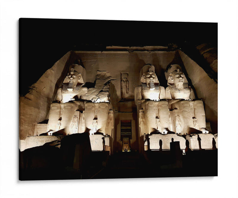 Templo de Abu Simbel - Anivpaz | Cuadro decorativo de Canvas Lab