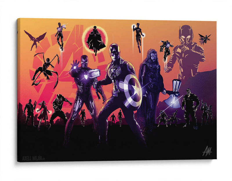 Avengers Assemble - Axell Mejía Art | Cuadro decorativo de Canvas Lab