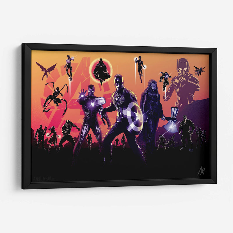 Avengers Assemble - Axell Mejía Art | Cuadro decorativo de Canvas Lab
