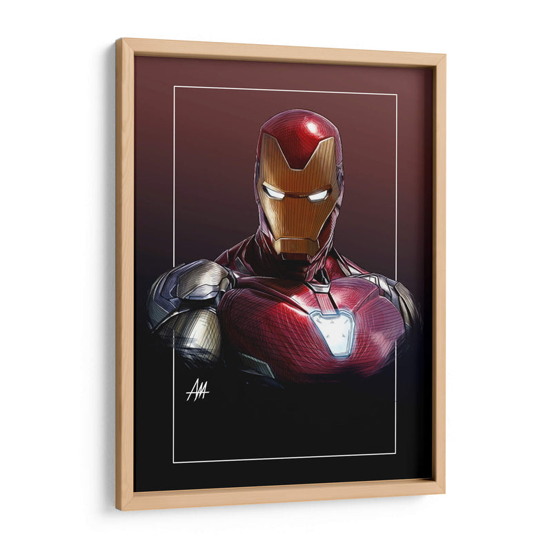 Iron Man - Axell Mejía Art | Cuadro decorativo de Canvas Lab