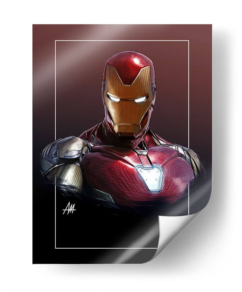 Iron Man - Axell Mejía Art | Cuadro decorativo de Canvas Lab