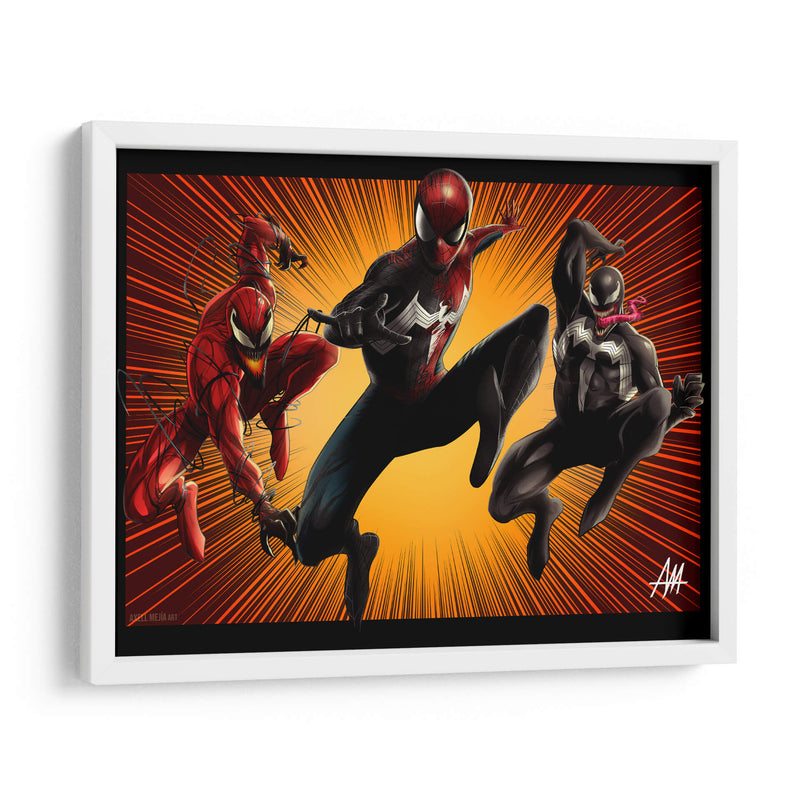 Spider-Man X Symbiotes - Axell Mejía Art | Cuadro decorativo de Canvas Lab