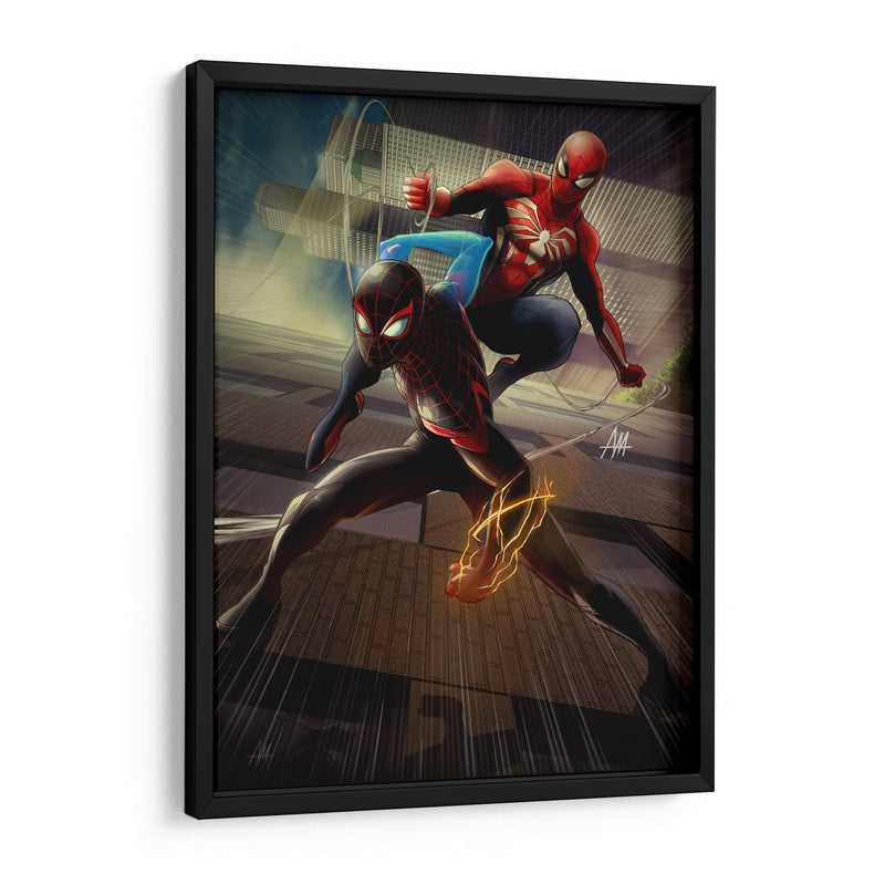 Spider-Men - Axell Mejía Art | Cuadro decorativo de Canvas Lab