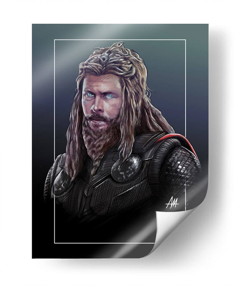 Thor - Axell Mejía Art | Cuadro decorativo de Canvas Lab