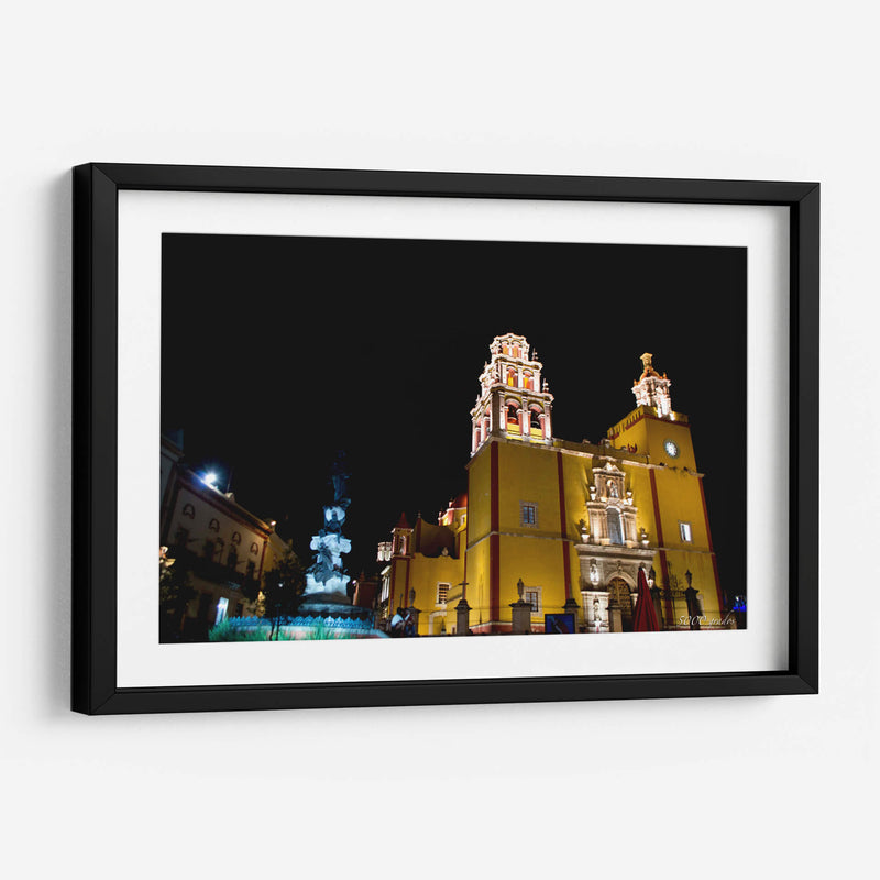 Iglesia en Guanajuato - 5000 grados | Cuadro decorativo de Canvas Lab