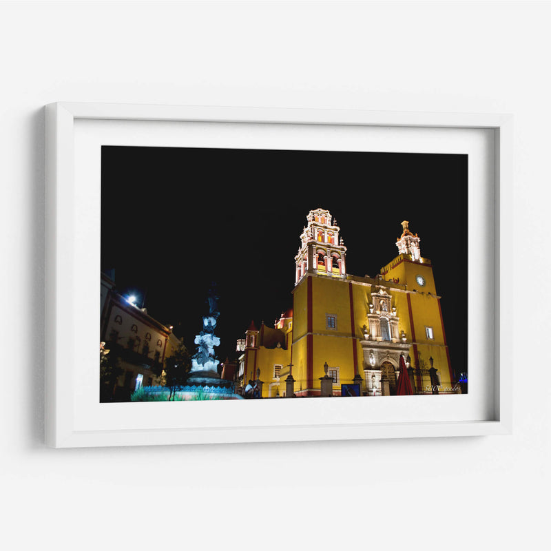 Iglesia en Guanajuato - 5000 grados | Cuadro decorativo de Canvas Lab
