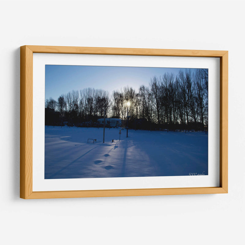 Nieve azul - 5000 grados | Cuadro decorativo de Canvas Lab