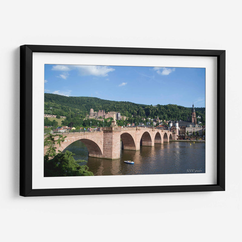 Puente de Heidelberg - 5000 grados | Cuadro decorativo de Canvas Lab