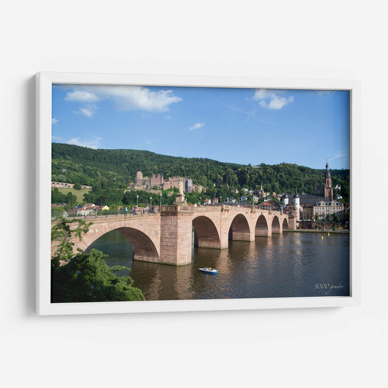 Puente de Heidelberg - 5000 grados | Cuadro decorativo de Canvas Lab