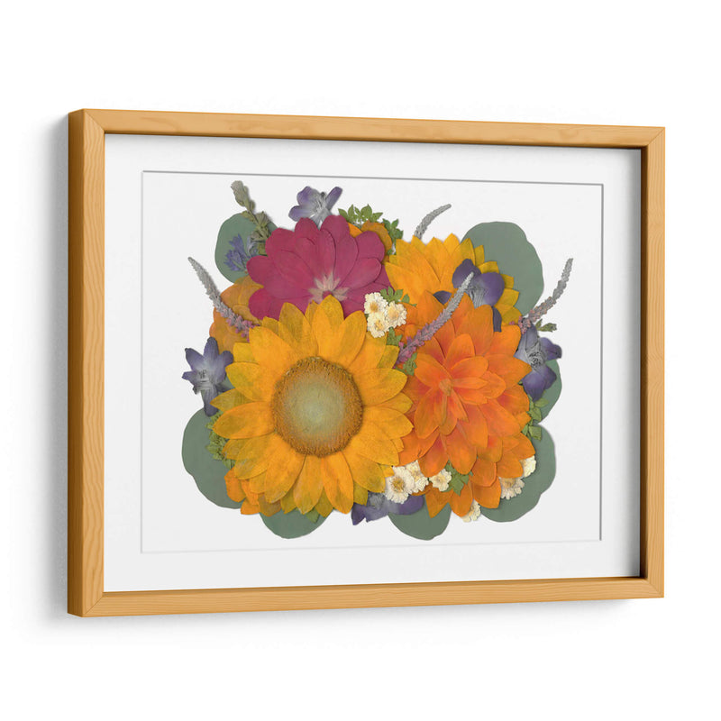 Summer Time - Pressed Flowers - Designs by Andrea | Cuadro decorativo de Canvas Lab