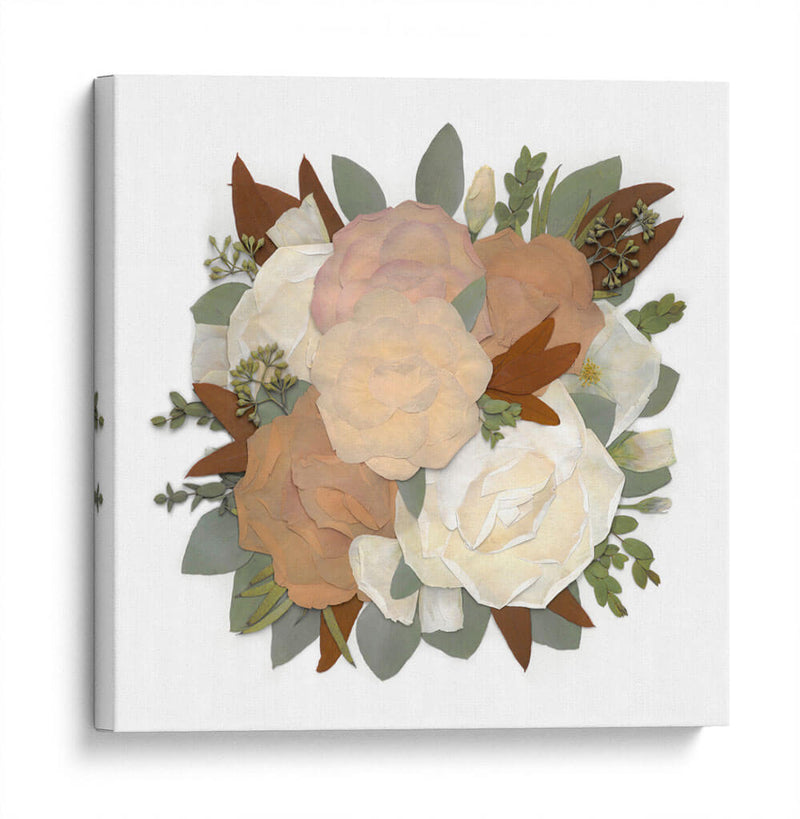 Tiramisu - Pressed Flowers - Designs by Andrea | Cuadro decorativo de Canvas Lab