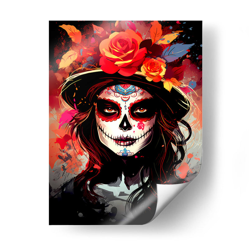 La Catrina - Día de Muertos - 11 - DeLaVegaGaming | Cuadro decorativo de Canvas Lab