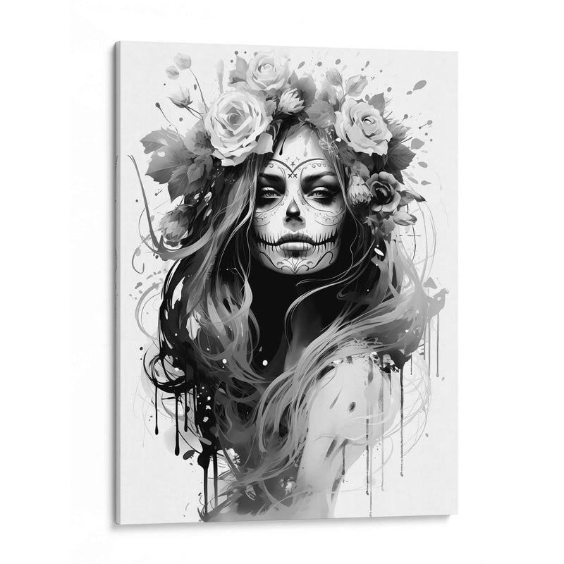 La Catrina - Día de Muertos - 2 - DeLaVegaGaming | Cuadro decorativo de Canvas Lab