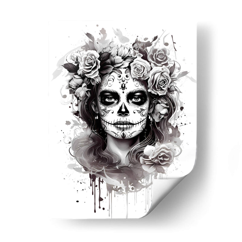 La Catrina - Día de Muertos - 1 - DeLaVegaGaming | Cuadro decorativo de Canvas Lab