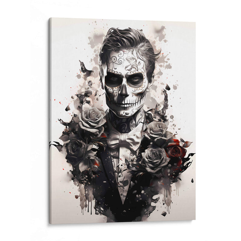 El Catrín - Día de Muertos - 2 - DeLaVegaGaming | Cuadro decorativo de Canvas Lab