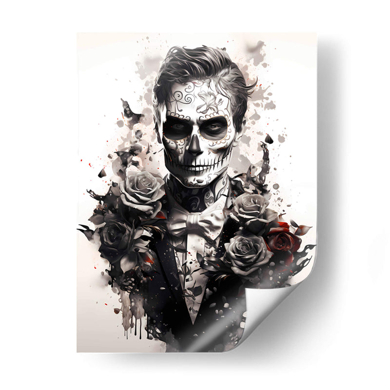 El Catrín - Día de Muertos - 2 - DeLaVegaGaming | Cuadro decorativo de Canvas Lab