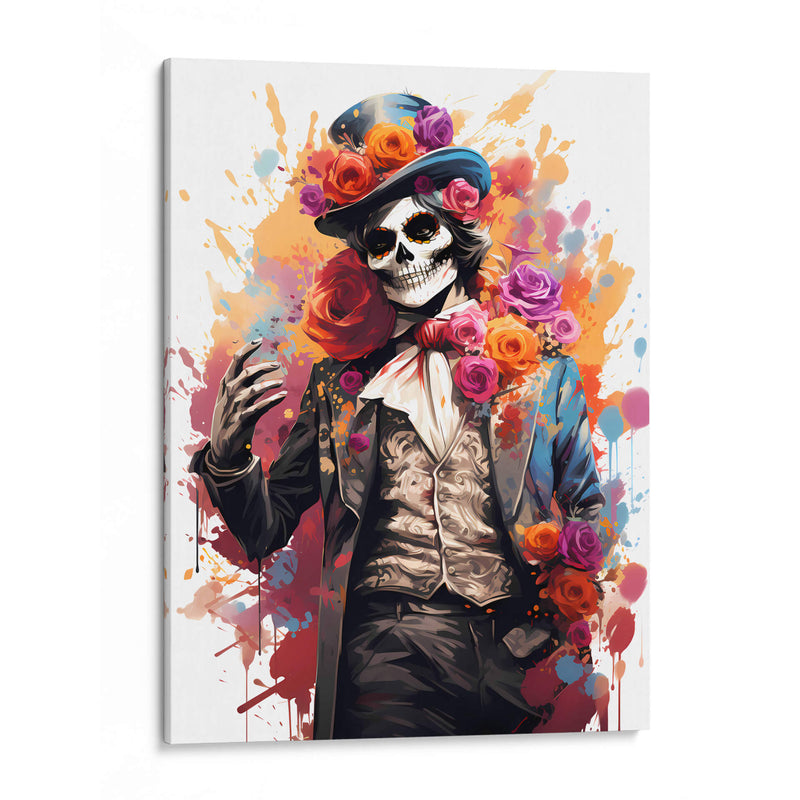 El Catrín - Día de Muertos - 7 - DeLaVegaGaming | Cuadro decorativo de Canvas Lab