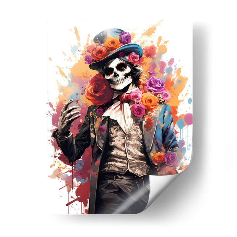 El Catrín - Día de Muertos - 7 - DeLaVegaGaming | Cuadro decorativo de Canvas Lab