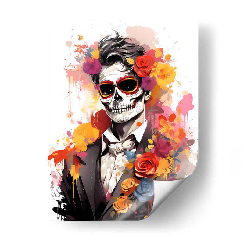 El Catrín - Día de Muertos - 15 - DeLaVegaGaming | Cuadro decorativo de Canvas Lab