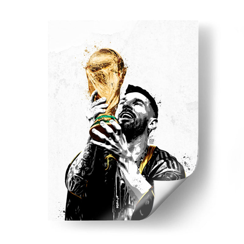 Messi World Cup - David Aste | Cuadro decorativo de Canvas Lab
