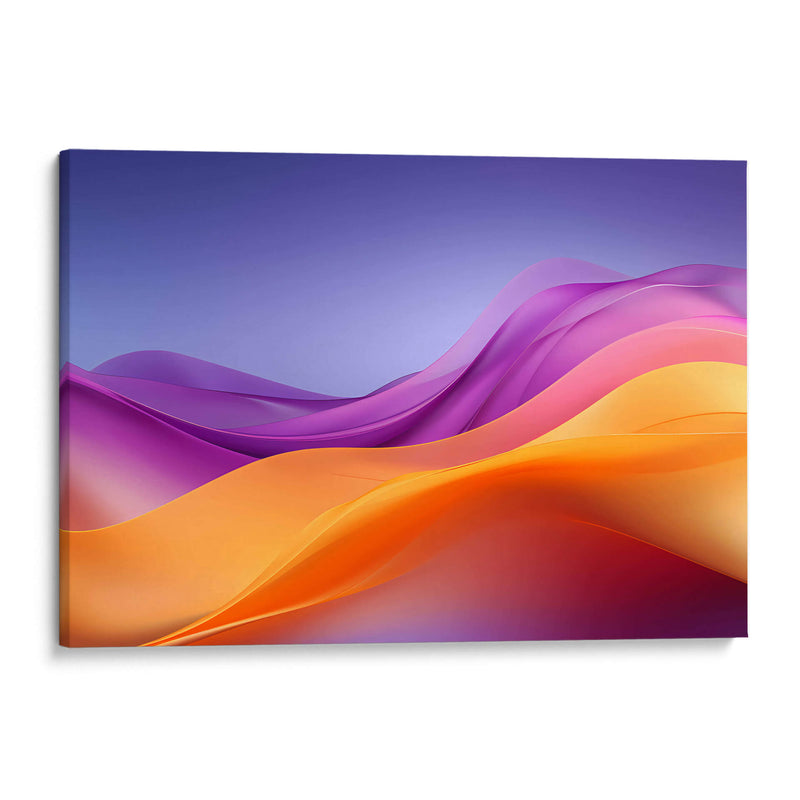 La Calma Amarillo Violeta - 3 - DeLaVegaGaming | Cuadro decorativo de Canvas Lab