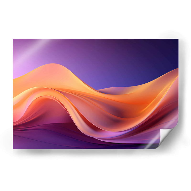 La Calma Amarillo Violeta - 1 - DeLaVegaGaming | Cuadro decorativo de Canvas Lab
