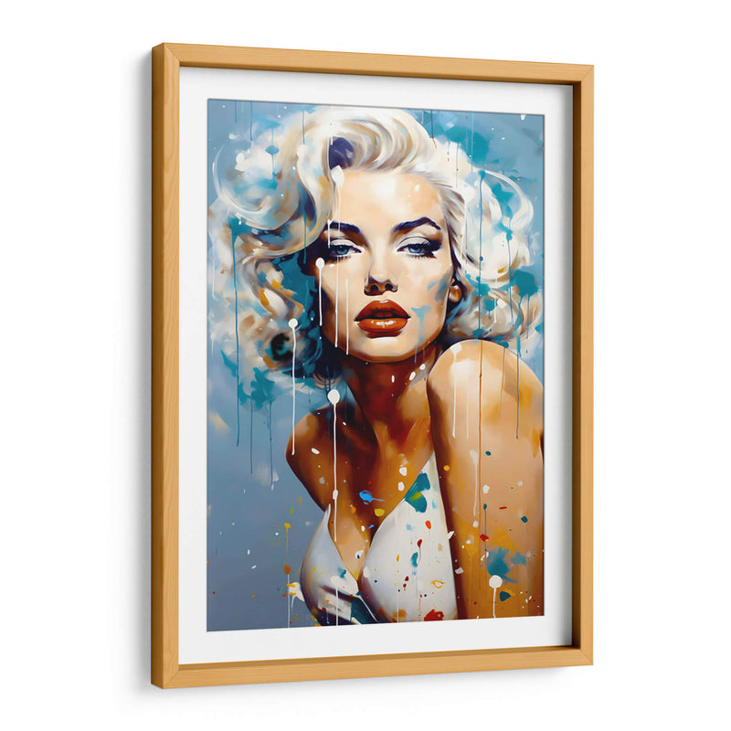 Dama azul - Paltik Arte Digital | Cuadro decorativo de Canvas Lab