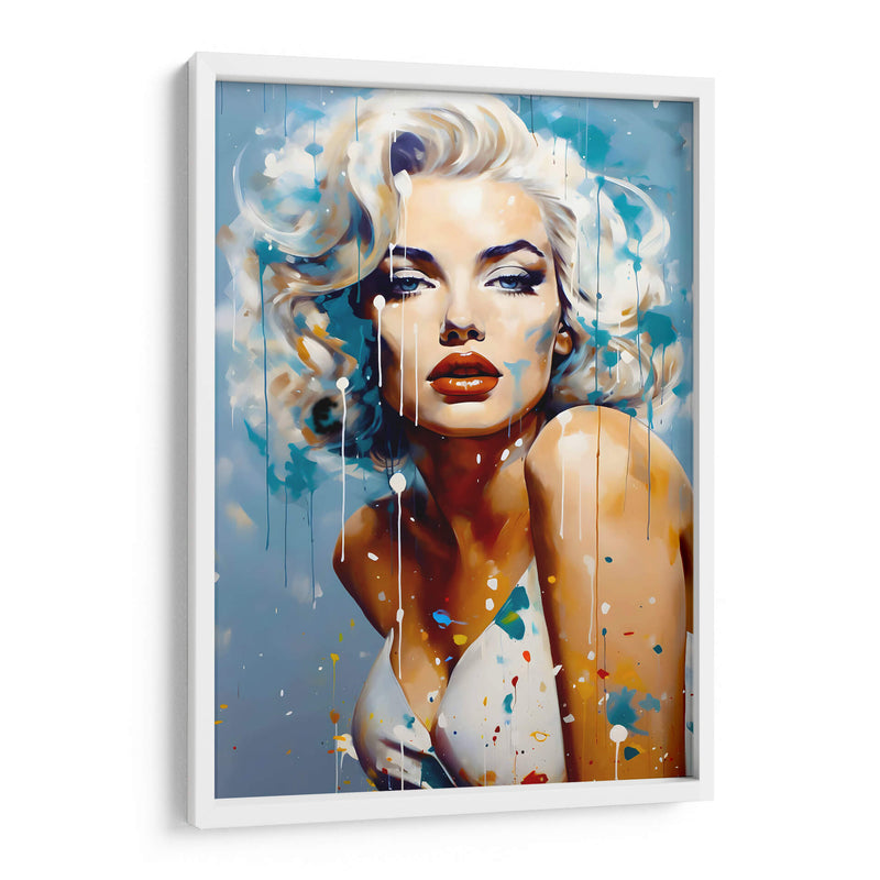Dama azul - Paltik Arte Digital | Cuadro decorativo de Canvas Lab